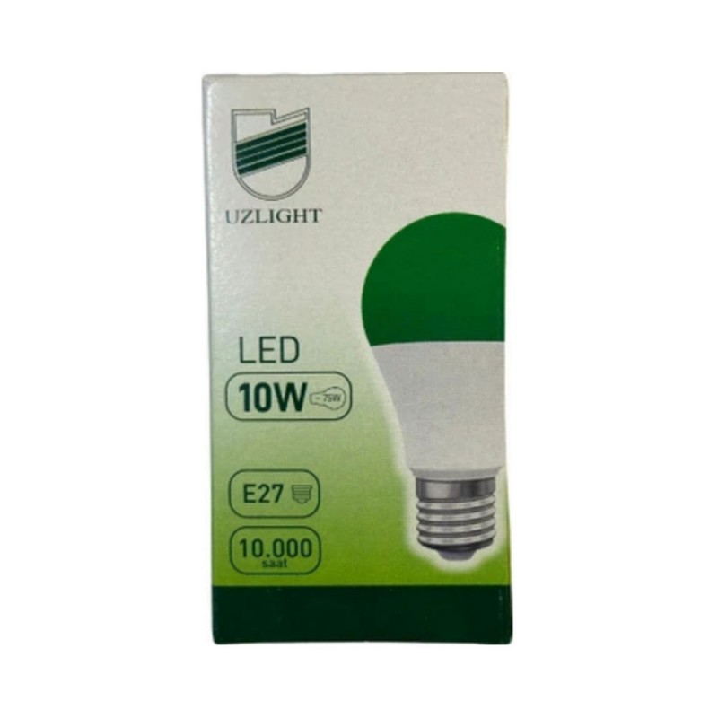 Uzlight 10 Watt Tasarruflu Led Ampul E27 Renkli 3 Adet