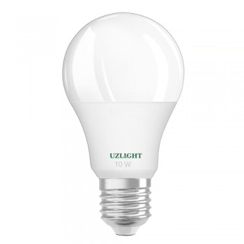 Uzlight 10 Watt Tasarruflu Led Ampul E27 Gün Işığı Işık 3000 Kelvin 3 Adet