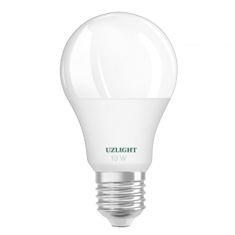 Uzlight 10 Watt Tasarruflu Led Ampul E27 Gün Işığı Işık 3000 Kelvin 3 Adet