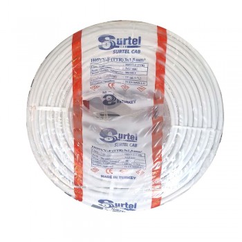 Has Light TTR Bakır Enerji Kablosu 3x1,5 50 Metre