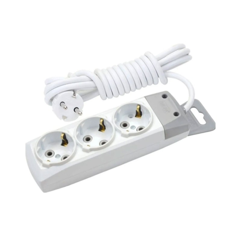 Depa Topraklı Grup Priz 3'lü 5 Metre Kablolu