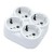 Depa Topraklı Golyat Fiş Priz 4'lü Beyaz
