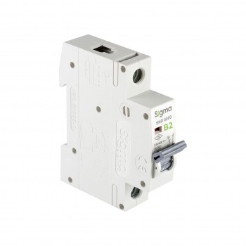 Sigma 6SM102B B Tipi Monofaze 2A 6KA Otomatik Sigorta