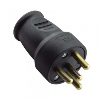 Orel Kauçuk Trifaze 3x25 Erkek Fiş