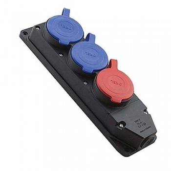 Orel Kauçuk Duvar Prizi 1 Trifaze 3x25, 2 Monofaze 1x16