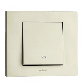 Ovivo Grano Kapı Otomatiği Anahtarı Çerçeveli Beyaz 3 Adet Sıva Altı