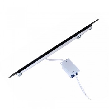 Lampist Siyah Çerçeveli Slim Sıva Altı Panel Led 18W 22 cm Beyaz Işık