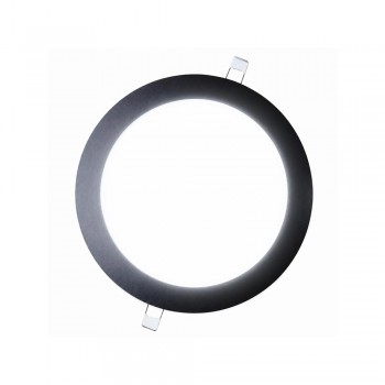 Lampist Siyah Çerçeveli Slim Sıva Altı Panel Led 3W 8,3 cm Beyaz Işık
