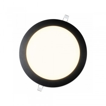 Lampist Siyah Çerçeveli Slim Sıva Altı Panel Led 3W 8,3 cm Günışığı Işık