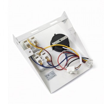 Lampist Tezgah Altı 2 Prizli, Düğmeli Led Aydınlatma Beyaz Kasa Beyaz Işık