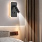 Lampist LP-3850 13W Led Duvar Aplik 3200K Günışığı Düğmeli Duvar Aydınlatmalı